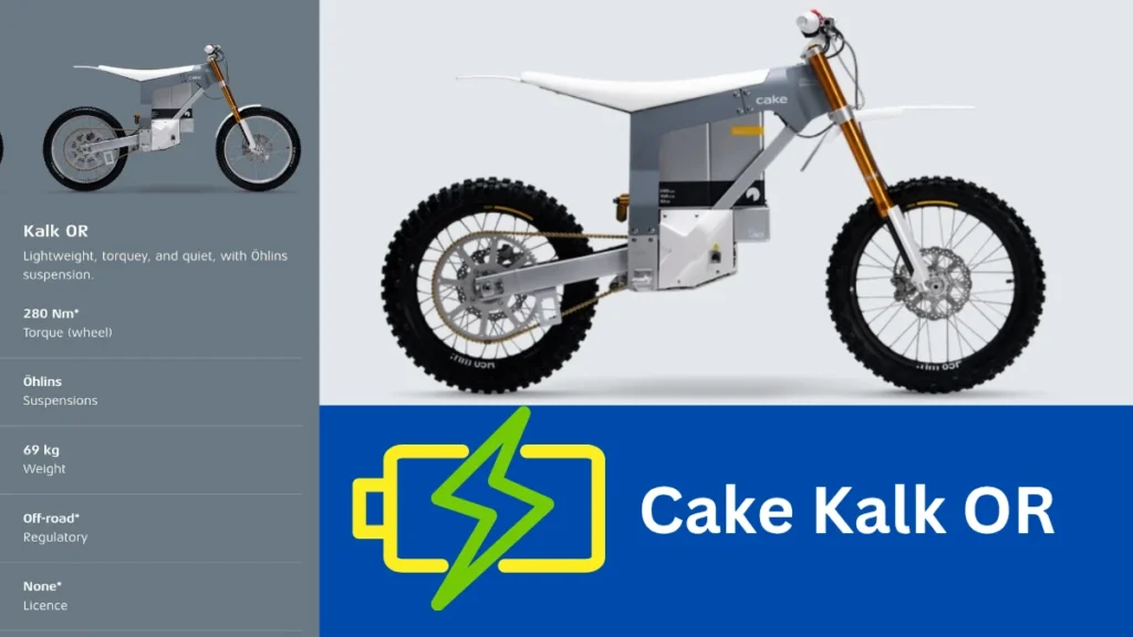 cake Kalk OR electric Dirt Bikes